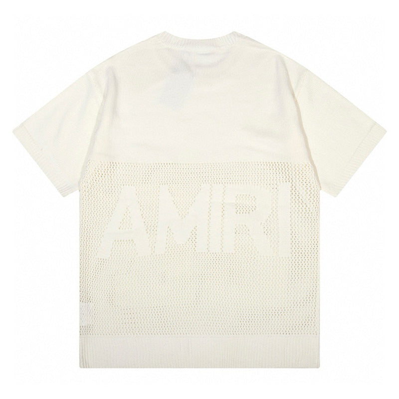AMIRI Logo-Embossed Fine Knit Jumper