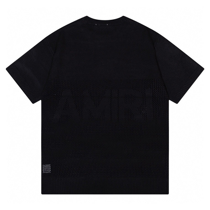 AMIRI Logo-Embossed Fine Knit Jumper