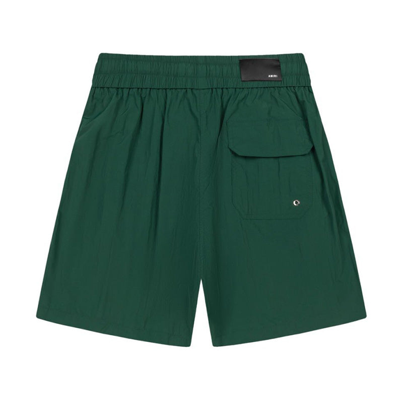 AMIRI Straight-Leg Mid-Length Logo-Print Swim Shorts