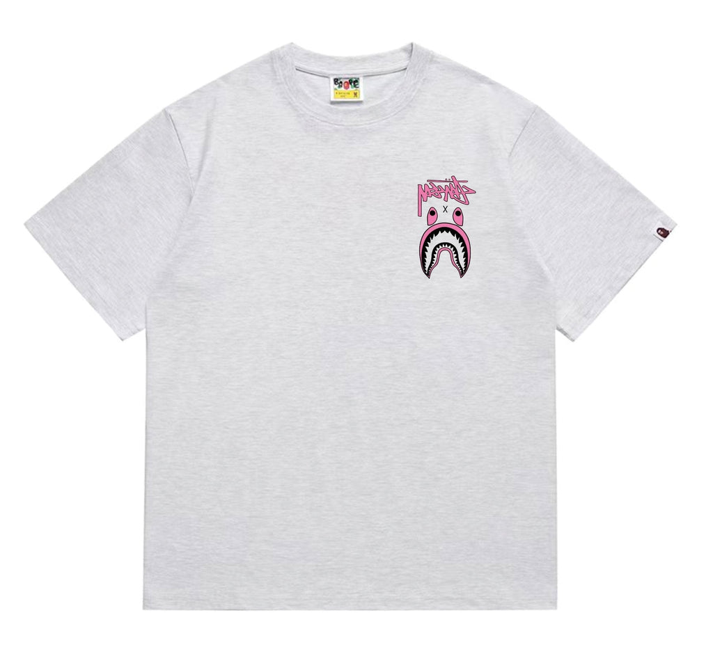 BAPE Contrast Shark Wordmark Graphic T-Shirt ¡ª front