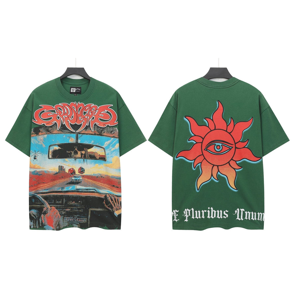 Godspeed Washed Rock Graphic T-Shirt ¡ª front