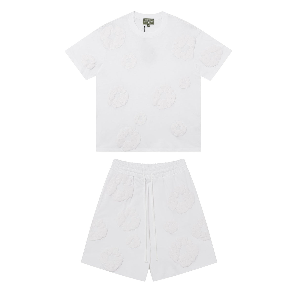 DENIM TEARS Cotton Wreath Graphic Short-Sleeve Set ¡ª front
