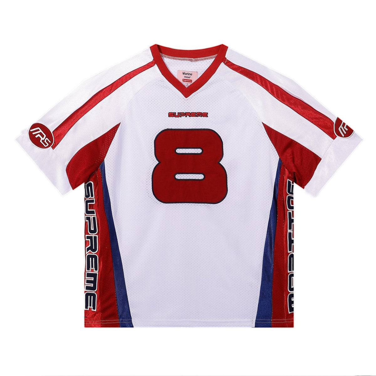 Supreme Number 8 Mesh Football Jersey T-Shirt ¡ª front