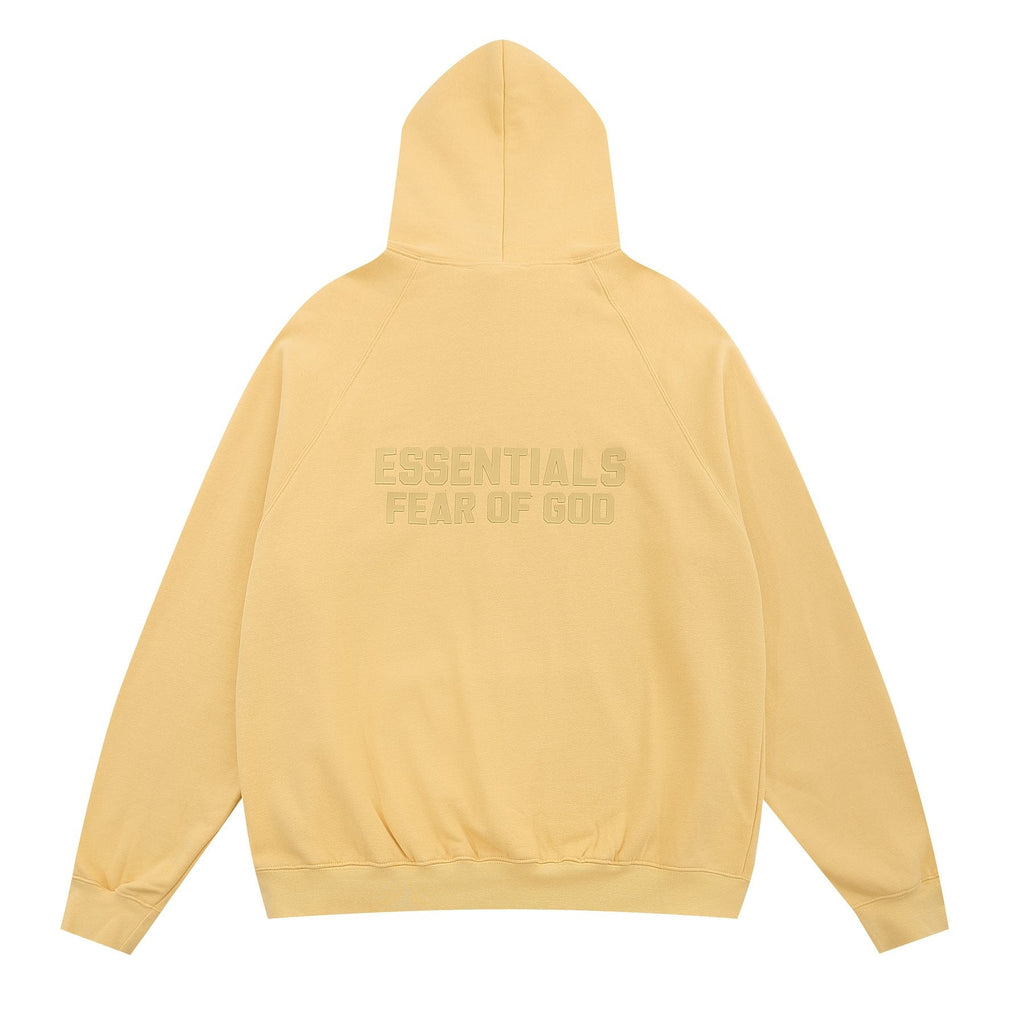 Essentials Fear of God Tonal Logo Full-Zip Hoodie ¡ª back